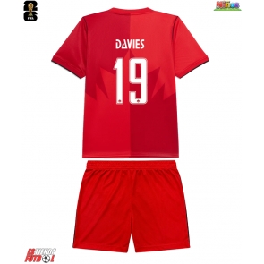 Canadá Alphonso Davies #19 Primera Equipación Niños Mundial 2026 Manga Corta (+ Pantalones cortos)